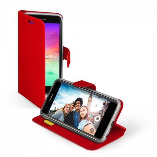 SAMSUNG A40 BOOK CASE RED